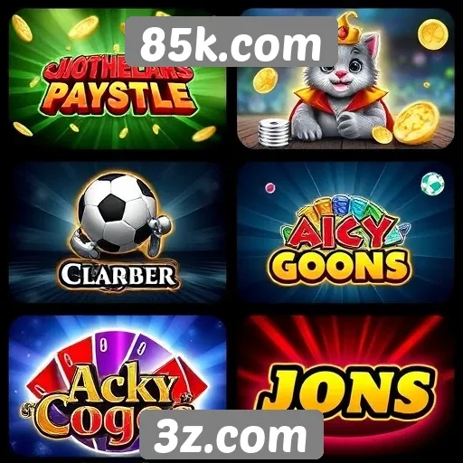 Comparação de jogos disponíveis no 85k.com