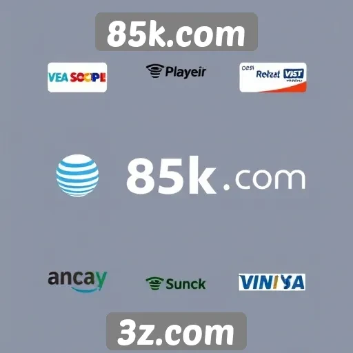 Comparativo de métodos de pagamento no 85k.com