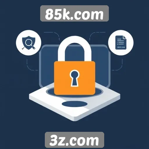 Características de segurança no site 85k.com