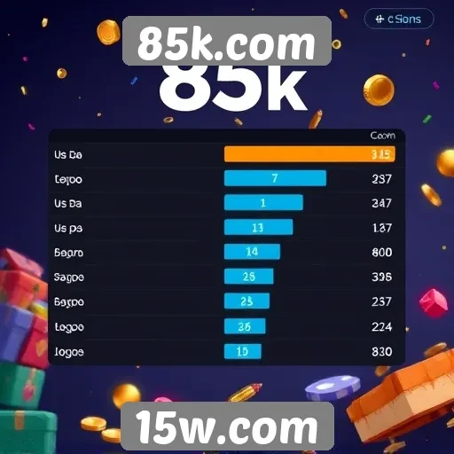 Estatísticas de uso e popularidade do site 85k.com