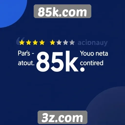 Feedback de usuários sobre 85k.com